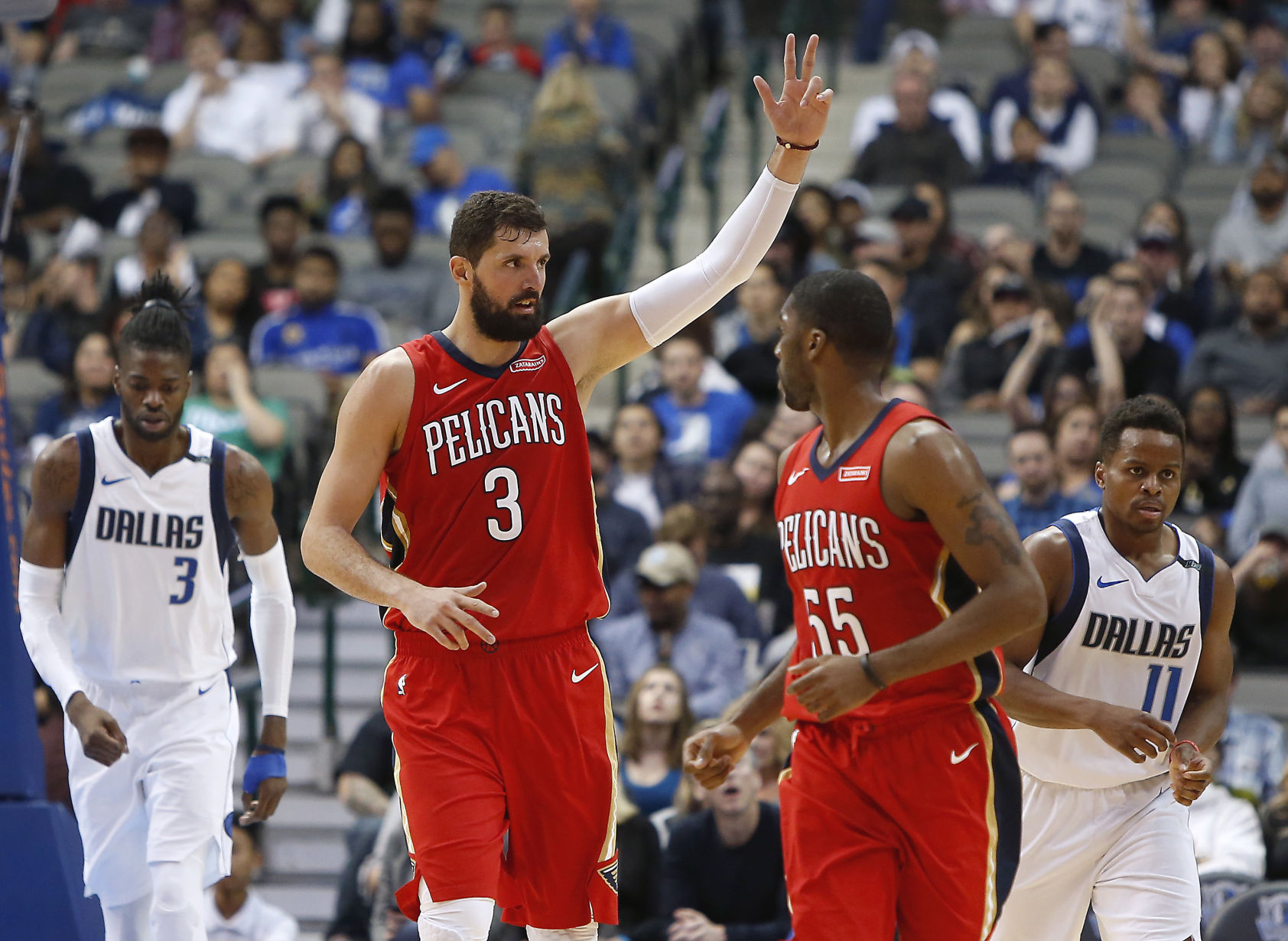 Pelicans Mavericks Basketball